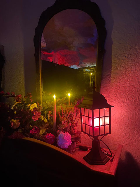 Decoración parcela halloween