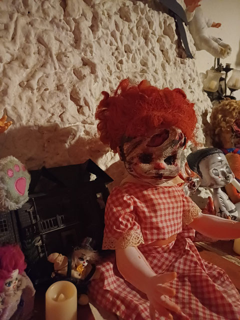 Decoración caseta halloween