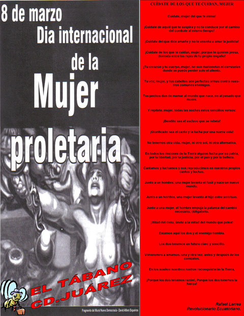 DIA INTERNACIONAL DE LA MUJER PROLETARIA