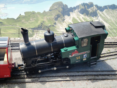 Lok 14 auf dem Brienzer Rothorn