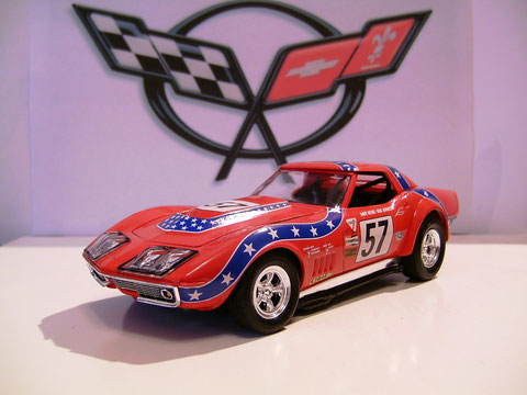 68er Corvette Rebel Racer ( Bausatz 1/25 ) Revell," Dave Heinz & Bob Johnson