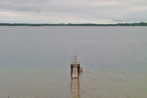 アイルランド 湖 飛び込み台 Lough Owel