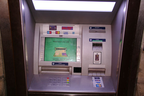 アイルランド銀行 ATM