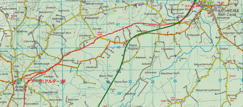 アイルランド 鉄道路線図