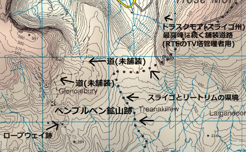 ベンブルベン鉱山跡周辺地図