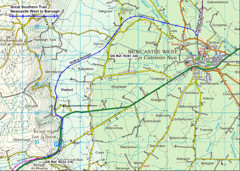 アイルランド 鉄道 路線図