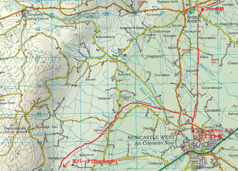 アイルランド 鉄道 路線図