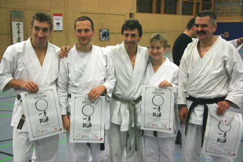 v. l. n. r.: David Riesterer / Michael Thode / BT Karamitsos / Tanja Thode / Thilo Merkt