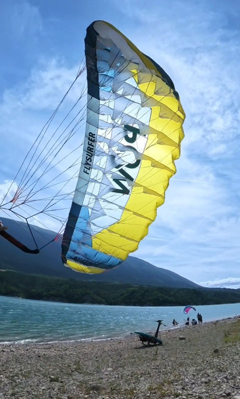 parawing / pocket wing POW flysurfer lac Monteynard /Grenoble