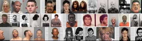 Mug Shot Instant Quilt via Google Images