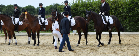 Eichberger Alexandra auf Cordano, 4. Platz Dressurprfg. Kl. A