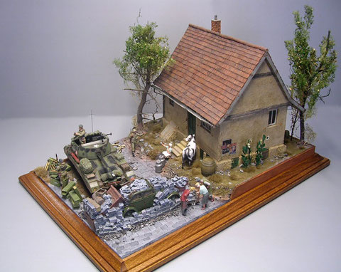 Das Diorama wartet wiederum mit interessanten Blickwinkeln von allen Seiten auf.