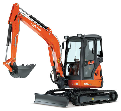 mini pelle Kubota U35-3 alpha