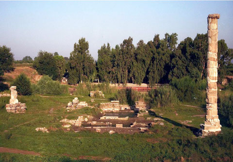 The site of the Artemision in Ephesos today.