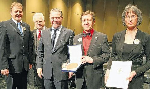 21. März 2010 - Zelterplakette überreicht in Schweinfurt