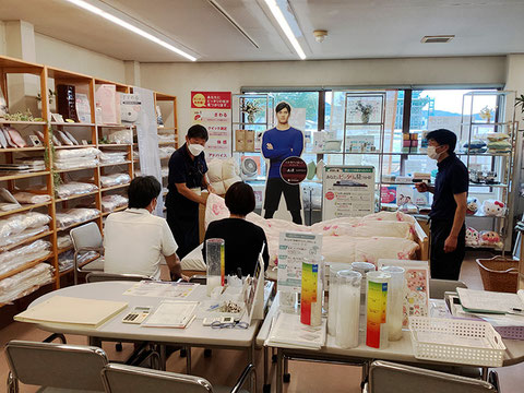 羽毛ふとん診断の写真