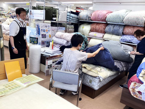 羽毛ふとん診断の写真
