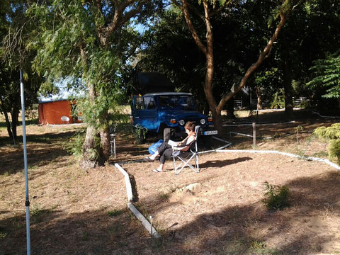 Unser Camp bei African Overlanders