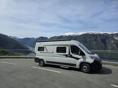 Freizeitmobile Mainfranken Kastenwagen in Norwegen