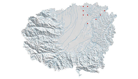 Aeschne isocéle - Aeshna isosceles -  répartition à 2013  (maille 5x5 km)