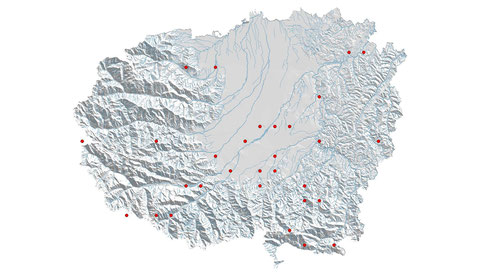 Portecoupe holarctique - Enallagma cyathigerum -  répartition à 2013  (maille 5x5 km)