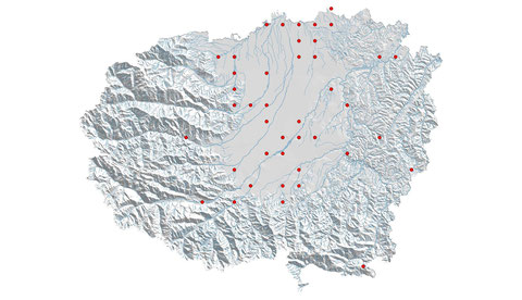 Ischnure élégante - Ischnura elegans -  répartition à 2013  (maille 5x5 km)