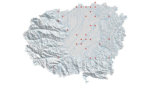 Orthétrum bleuissant - Orthetrum coerulescens -  répartition à 2013  (maille 5x5 km)