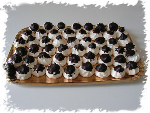 Meringhe con cioccolata