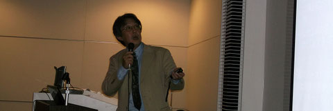 第65回日本人類学会での発表風景:2011年11月