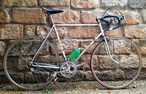 Diamant Rennrad silber