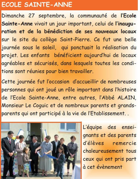 L'écho Ploeucois. Bulletin n°7, octobre 2009