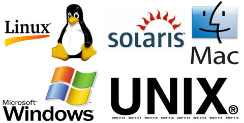 Linux, Windows, Mac, Solaris, Unix