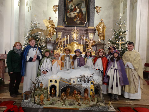 Die Sternsinger in der 8 Uhr-Messe