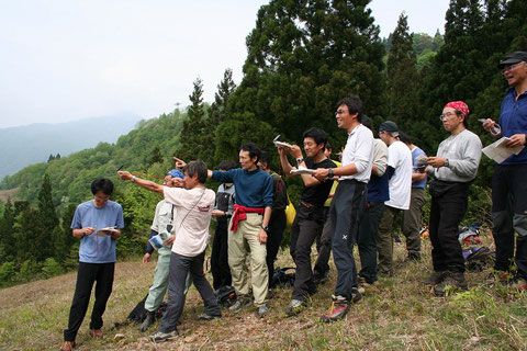  20060518登山研で初の読図講習_一級の登山家とも渡り合う自信になる