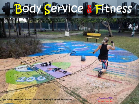 Puede seleccionar sesiones de Fitness al aire libre en Hato Rey, PR (o si lo desea en el gimnasio en Carolina, PR).