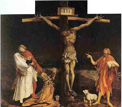 Grünewald: Triptyque d'Isenheim: Crucifixion