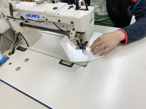 自社内縫製工場での製造により迅速な対応力