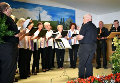 beim Jubiläums-Sängerfest in Altershausen-Sechsthal - 2015