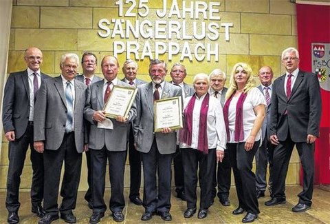 125 Jahre Sängerlust Prappach - Kommersabend mit Ehrungen - 9. Mai 2015