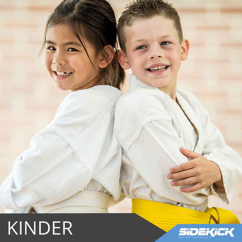 Kinder Langenargen jungen und Mädchen beim Karatetraining in Langenargen und Lindau.