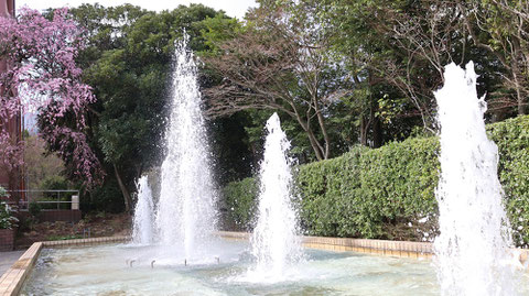 公園の噴水の写真フリー素材　Park Fountain Photos Free Material