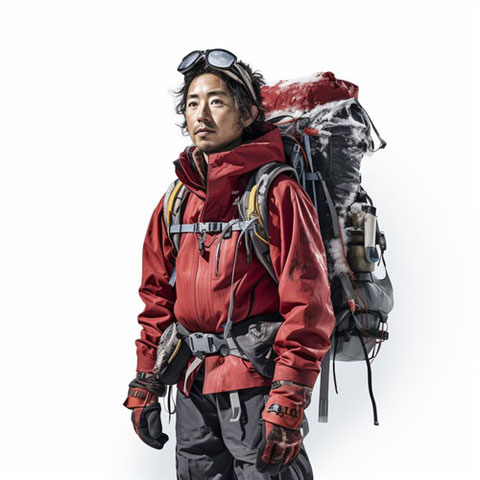 男性、雪山、サバイバル、職業、登山家、ロッククライマー、就職、転職、会社、フリー素材、Men, snowy mountains, survival, occupation, mountaineer, rock climber, employment, job change, company, free materials,