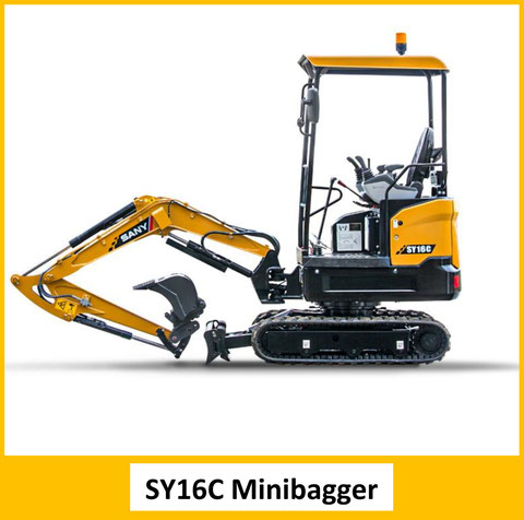Sany SY16C Minibagger