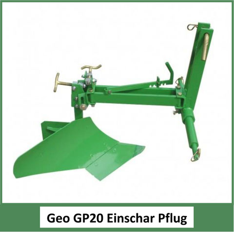 Geo GP20 Einschar Pflug