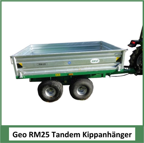 Geo RM25 Tandem Kippanhänger