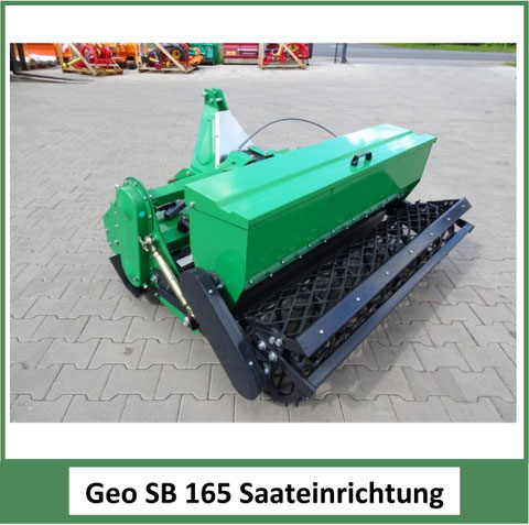 Geo SB 165 Saateinrichtung Bodenumkehrfräse