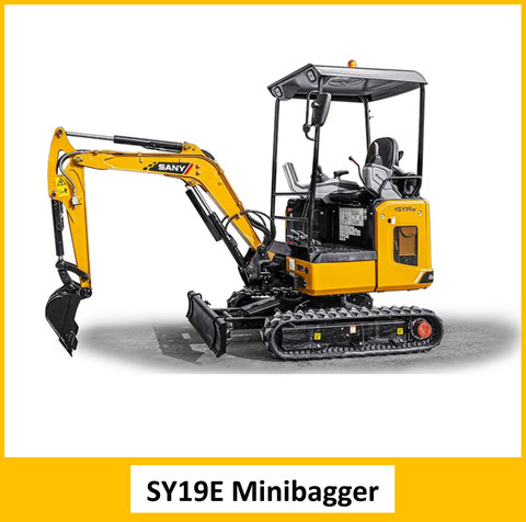 Sany Sy19E Minibagger