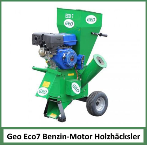 Geo Eco7 Benzin-Motor Holzhäcksler