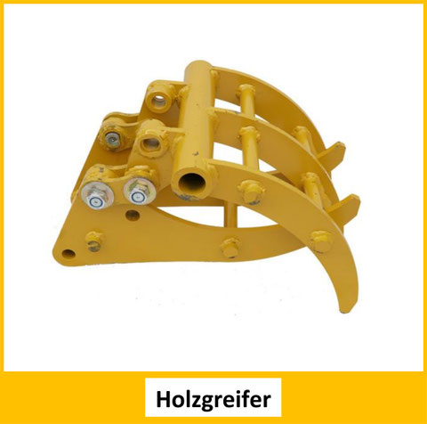 Holzgreifer für Minibagger