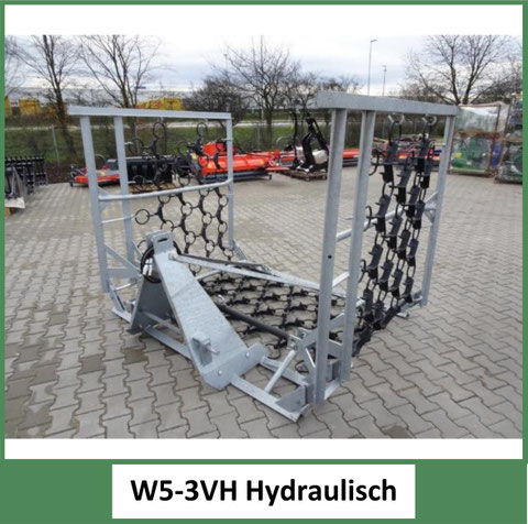 W5-3VH hydraulisch Wiesenschleppe